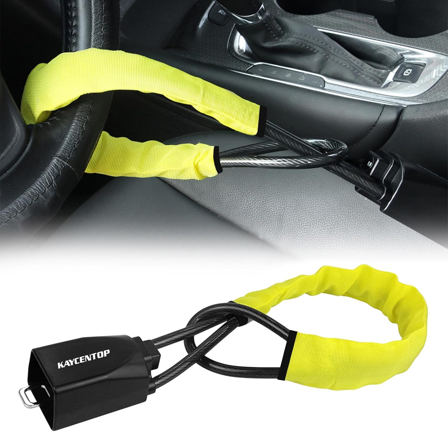 Steering Wheel to Seatbelt Lock
